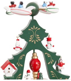 Fa zenélő figura (magasság 24 cm) Christmas Tree – Casa Selección