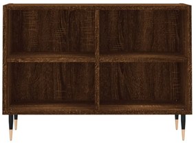 barna tölgy színű szerelt fa TV-szekrény 69,5x30x50 cm