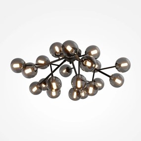 Maytoni modern mennyezeti lámpa dallas matt fekete füstös mymod545cl-20b