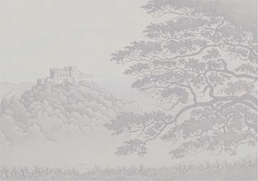 Fotótapéta Flizelin Dekoratív Iroda Kastély tájkép 312x219 Ragasztó