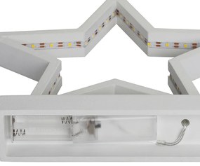 Deuba Karácsonyi csillag LED fénnyel - fehér