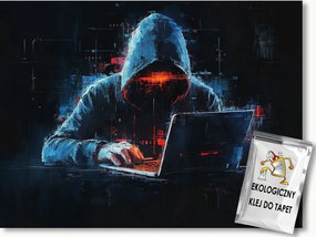 Fotótapéta Flizelina Gaming Hacker It Számítógép Játékos Laptop 254x184 ragasztó