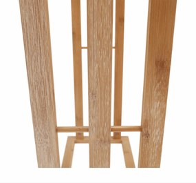 Törülközőtartó, bambusz/fehér, KOMO NEW