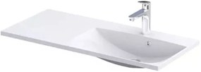 Oristo Amelia mosdótál 100.2x46 cm négyszögletes beépíthető fehér UME-AM-100-92-P