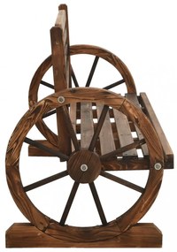 tömör fenyőfa kerti pad 112 cm