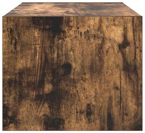 füstös tölgy színű szerelt fa TV-szekrény 60x31x25,5 cm
