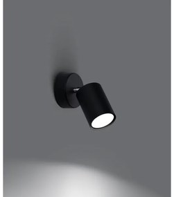 Sollux SL.1126 - Fali spotlámpa LEMMI 1xGU10/40W/230V fekete