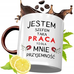 Bordó Bögre Főnöknek Születésnapi Ajándék fényképes nyomtatással