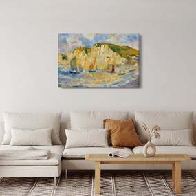 Kép - Auguste Renoir, Sea and Cliffs, reprodukciók (90x60 cm)