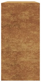 tűzifa állvány 100x40x80 cm időjárásálló acélból