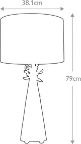 Flambeau NEO WHITE FB-NEO-TL-FR-WHT Asztali lámpa 1x60W/E27