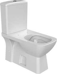 CeraStyle DURU monoblokk WC - WC tartály - öblítőszelep - perem nélküli - 62 cm