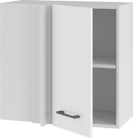 Konyhaszekrény Felső Sarok Fehér Akril Fényes Szett 60 CM