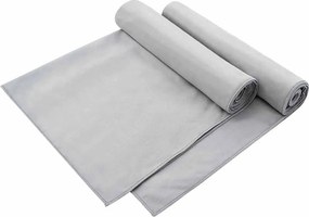 vidaXL Kültéri Szék Törölközők 2 pcs Szürke 130 x 60 cm