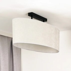 Duolla - Felületre szerelhető csillár OVAL 2xE27/15W/230V szürke