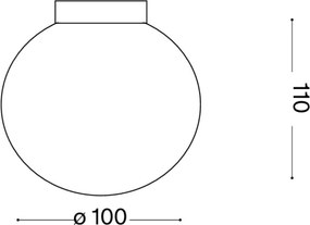 Ideal Lux - MAPA LED fali lámpa 1xG9/3W/230V, átmérő 10 cm, fehér