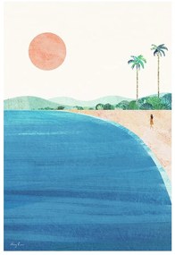 Poszter 30x40 cm Paradise Beach - Travelposter
