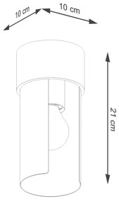 Sollux SL.1673 - Mennyezeti lámpa FLASH 1xE27/15W/230V fehér