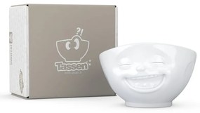 Fehér 'mosolygós' porcelántálka - 58products