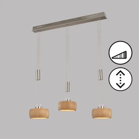 Fischer&Honsel SHINE-WOOD 61073 Lepel lámpa 3x9W/LED 2700K 2900 lm IP20