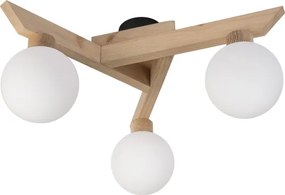 Felületre szerelhető csillár ANTONIO 3xG9/5W/230V tölgy/fehér
