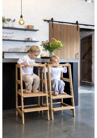 Natúr színű tölgyfa tanulótorony Forrest – Vipack