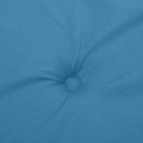 2 db melange kék szövet kerti padpárna 200 x 50 x 7 cm