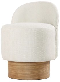 Barren Pouf krém zsámoly