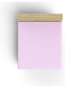 Rózsaszín gumis pamut lepedő 140x200 cm – Mijolnir