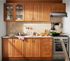 Alapkonyha, égerfa, LORA MDF NEW KLASIK