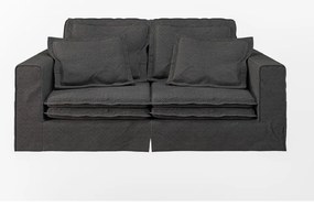 Fekete kanapé 196 cm Nora – Ropez