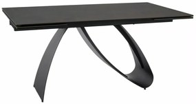 Diuna bővíthető étkezőasztal kerámia matt barna 160-240 cm