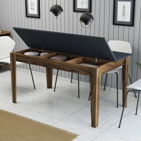 Étkező asztal Milan 513 - Walnut, Anthracite