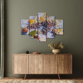 Kép - Vincent van Gogh, Grapes, Lemons, Pears, and Apples, reprodukciók (150x105 cm)