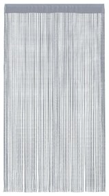 2 db világosszürke zsinórfüggöny 140 x 250 cm
