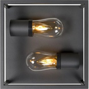 Lucide 27100/02/30 - Fürdőszobai mennyezeti lámpa CARLYN 2xE14/6W/230V IP54