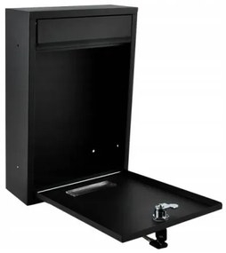 Postaláda 21,7x32 cm fekete