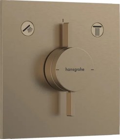 Hansgrohe DuoTurn E zuhany és fürdő csaptelep vakolat alatti rész nélkül csiszolt bronz 75417140