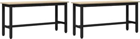 vidaXL Étkező pad 2 pcs Sonoma tölgy 100 x 32,5 x 48,5 cm