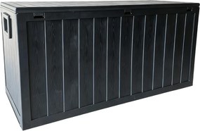 Kerti tároló box 112x49x54 cm, műanyag, szürke, AZB-G2075 GREY