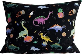 Mikroszálas párnahuzat DINO SPACE 50x70 cm, színes kivitel