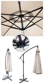 KERTI NAPERNYŐ 350cm BÉZS