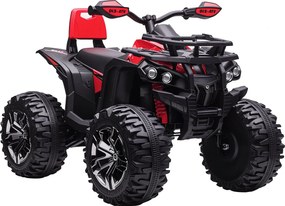 HOMCOM Elektromos Quad Gyerekeknek, 12V 10Ah Quad Előre- és Hátrameneti Funkcióval, 2 Motorral, USB Porttal, MP3 Zenelejátszóval, 3-8 km/h Sebességű G
