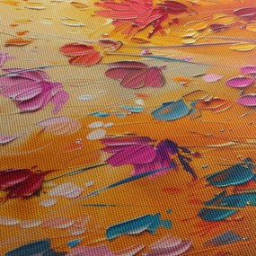 Kép - Színes virágok festése (70x50 cm)