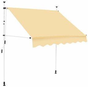 Feltekerhető napellenző több méretben és színben - bézs, 350x120cm