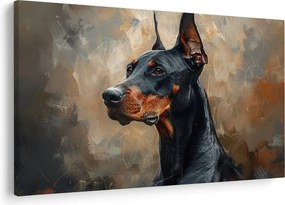 Kép - Dobrman portréja (90x60 cm)