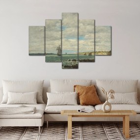 Kép - Eugène Boudin, Coast of Brittany, reprodukciók (150x105 cm)
