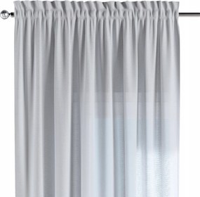 Csatornafüggöny frufruval 1 db 130x260cm fehér