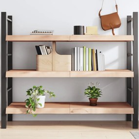 kezeletlen tömör tölgyfa fali polc 140x50x(2-6) cm