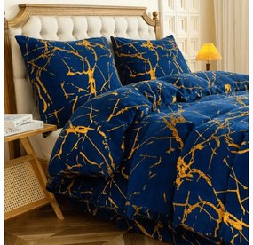 Mikroplüss ágyneműhuzat AXIS kék Ágyneműhuzat mérete: 70 x 80 cm | 140 x 200 cm